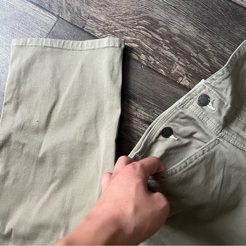 Dickies Women's Khaki Workwear Overalls - Picture 7 of 7